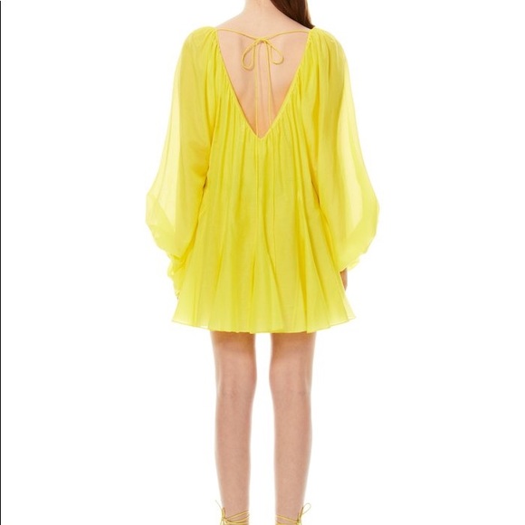 Alice & Olivia TALLIE DEEP V MINI DRESS - Picture 6 of 6